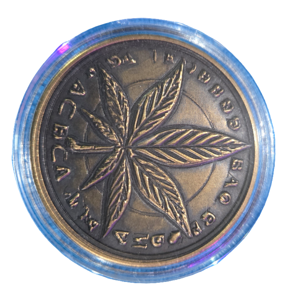 Custom Solid Brass Coin.