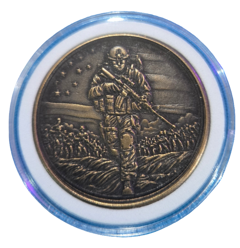 Custom Solid Brass Coin.