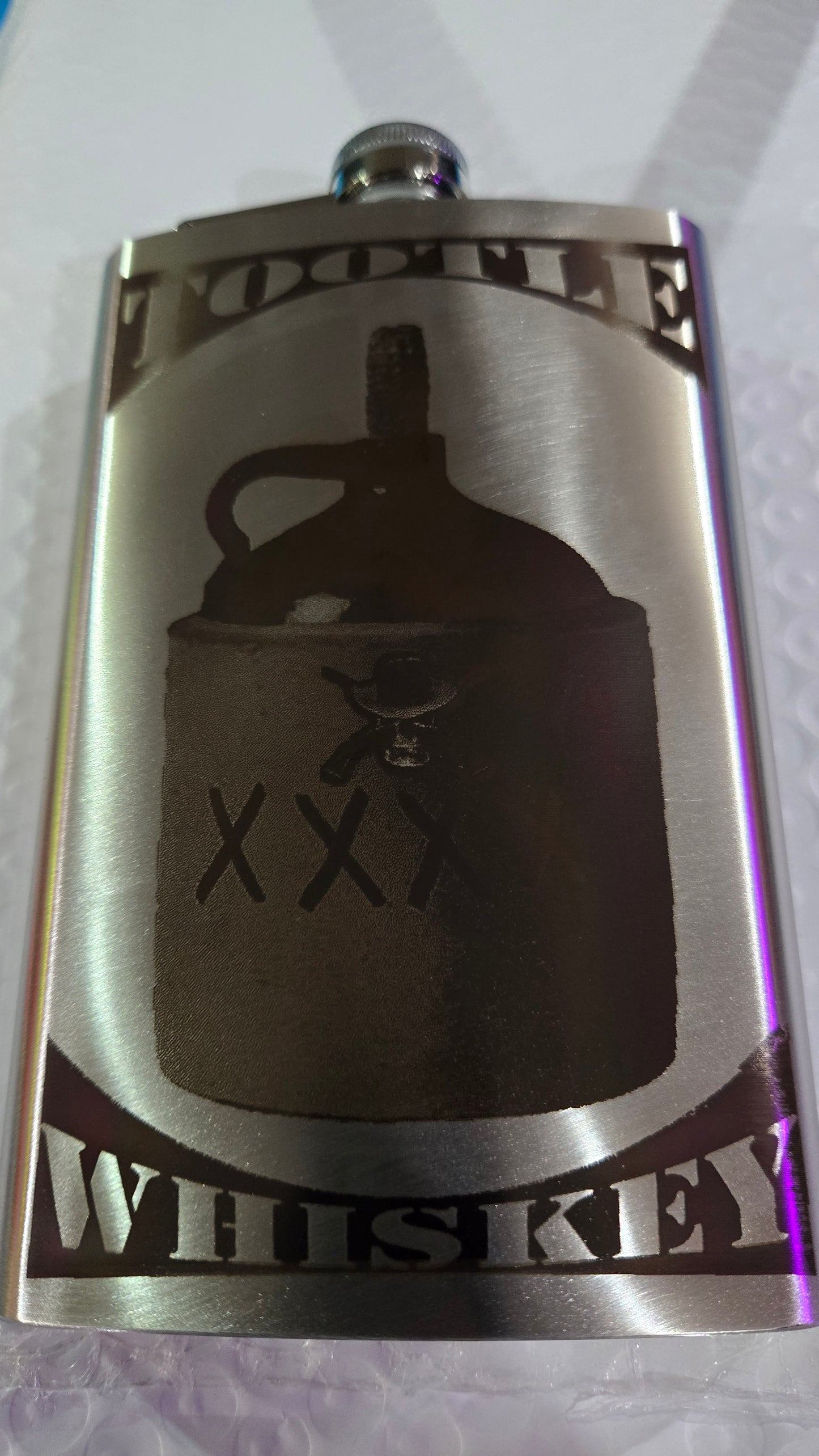 10oz Hip Flask Customized.