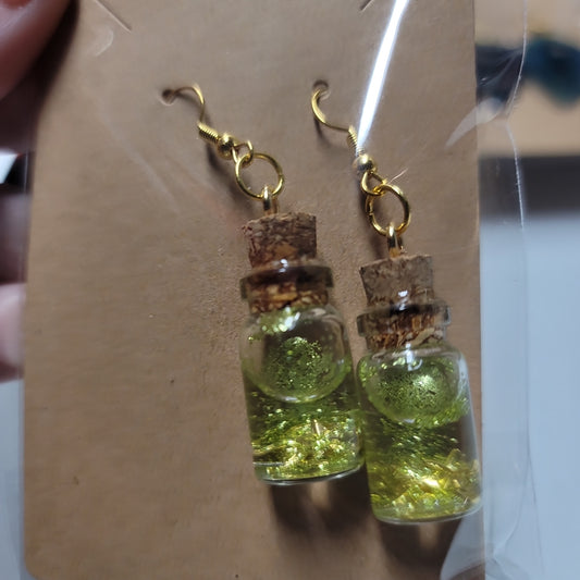 Mini Bottle Earrings