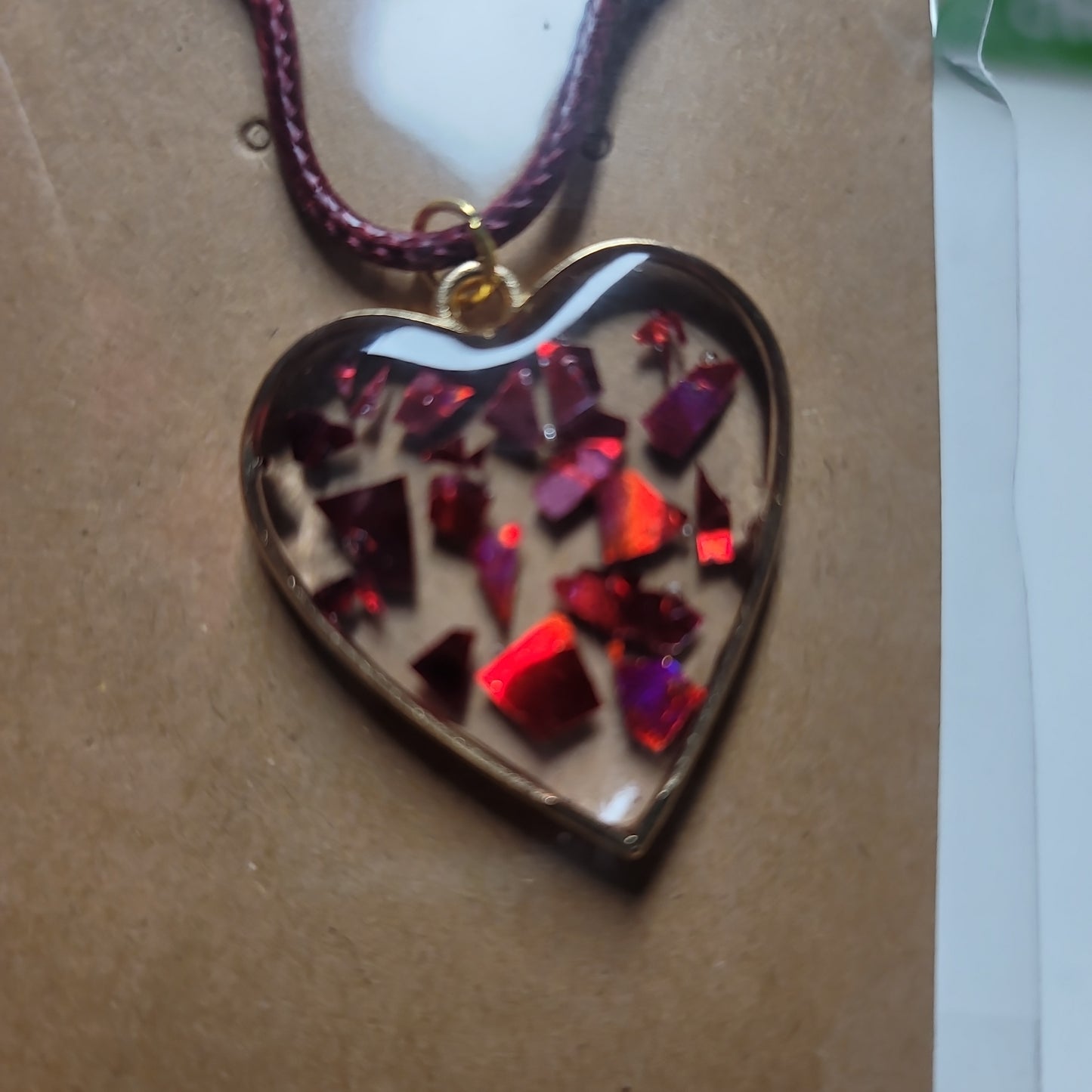 Heart Bezel Necklace