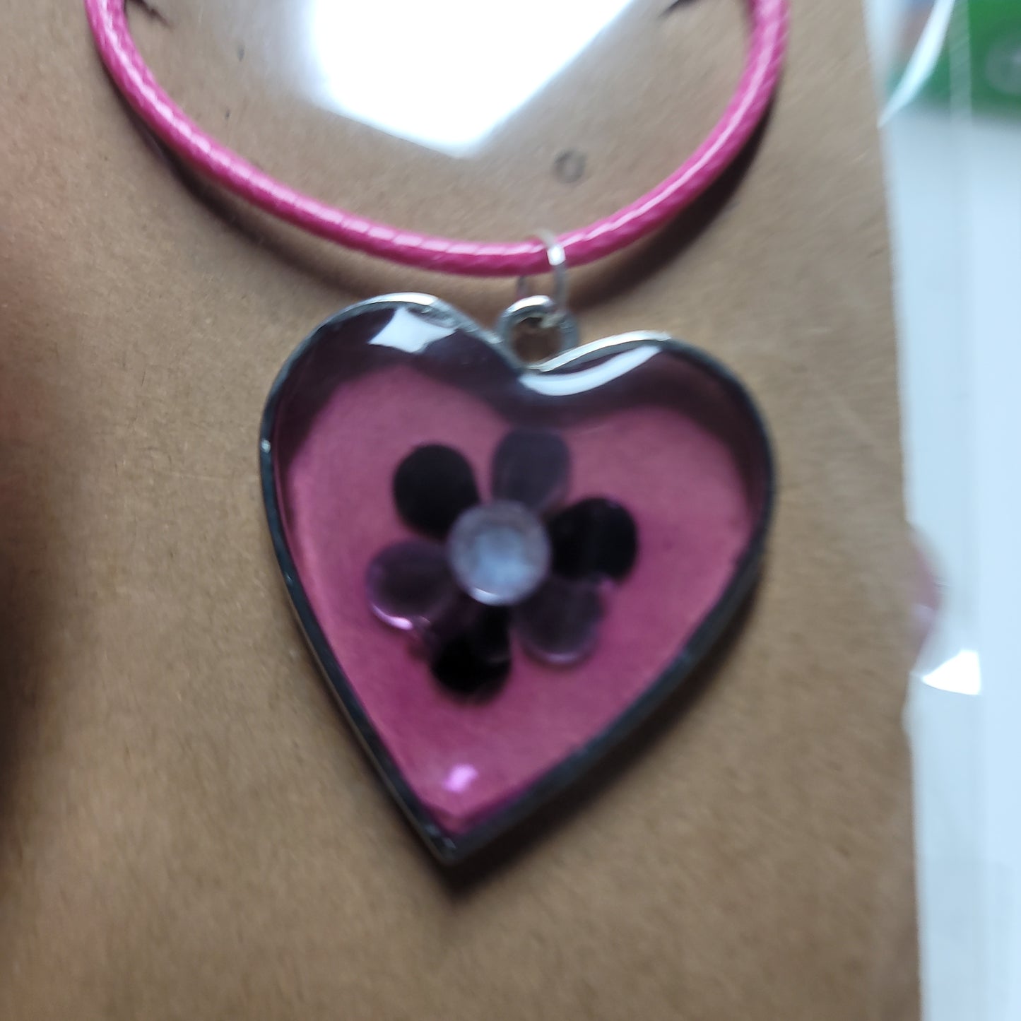 Heart Bezel Necklace