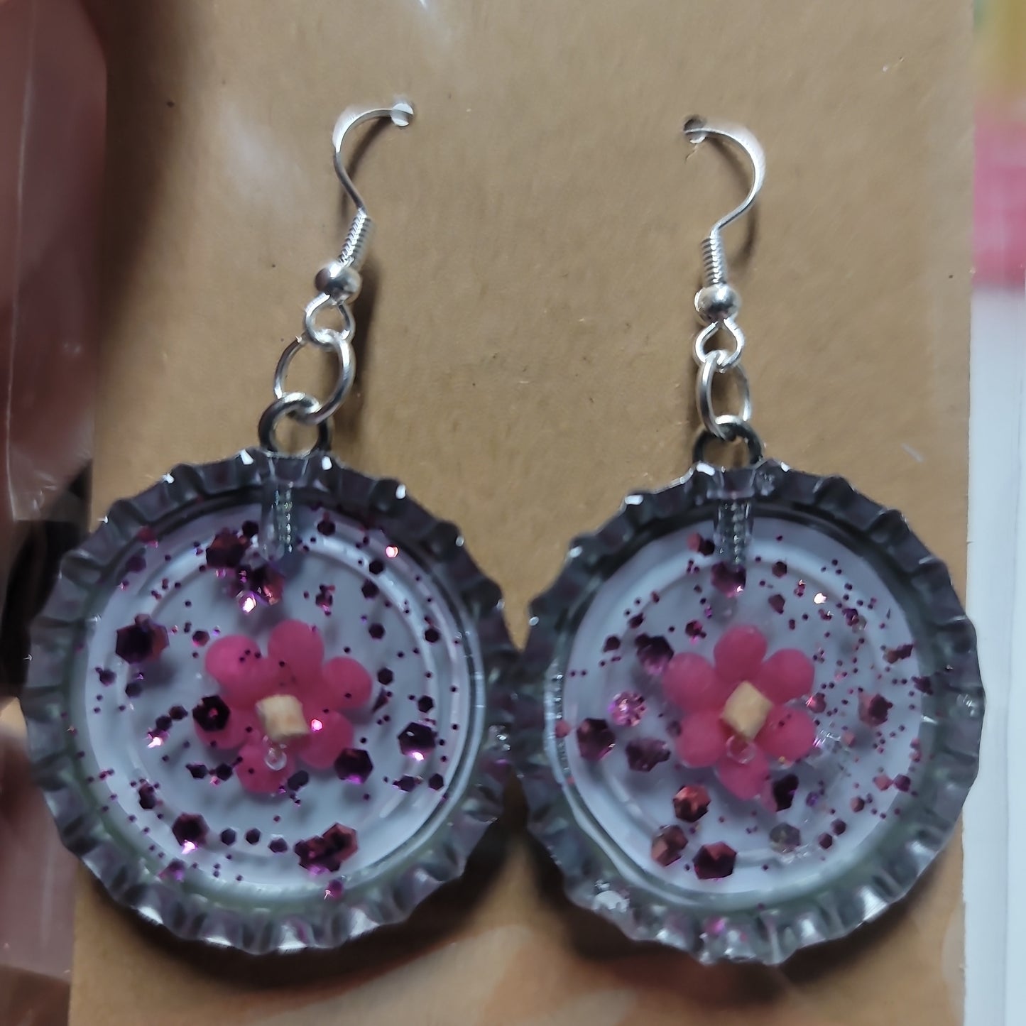 Bottle Cap Earrings